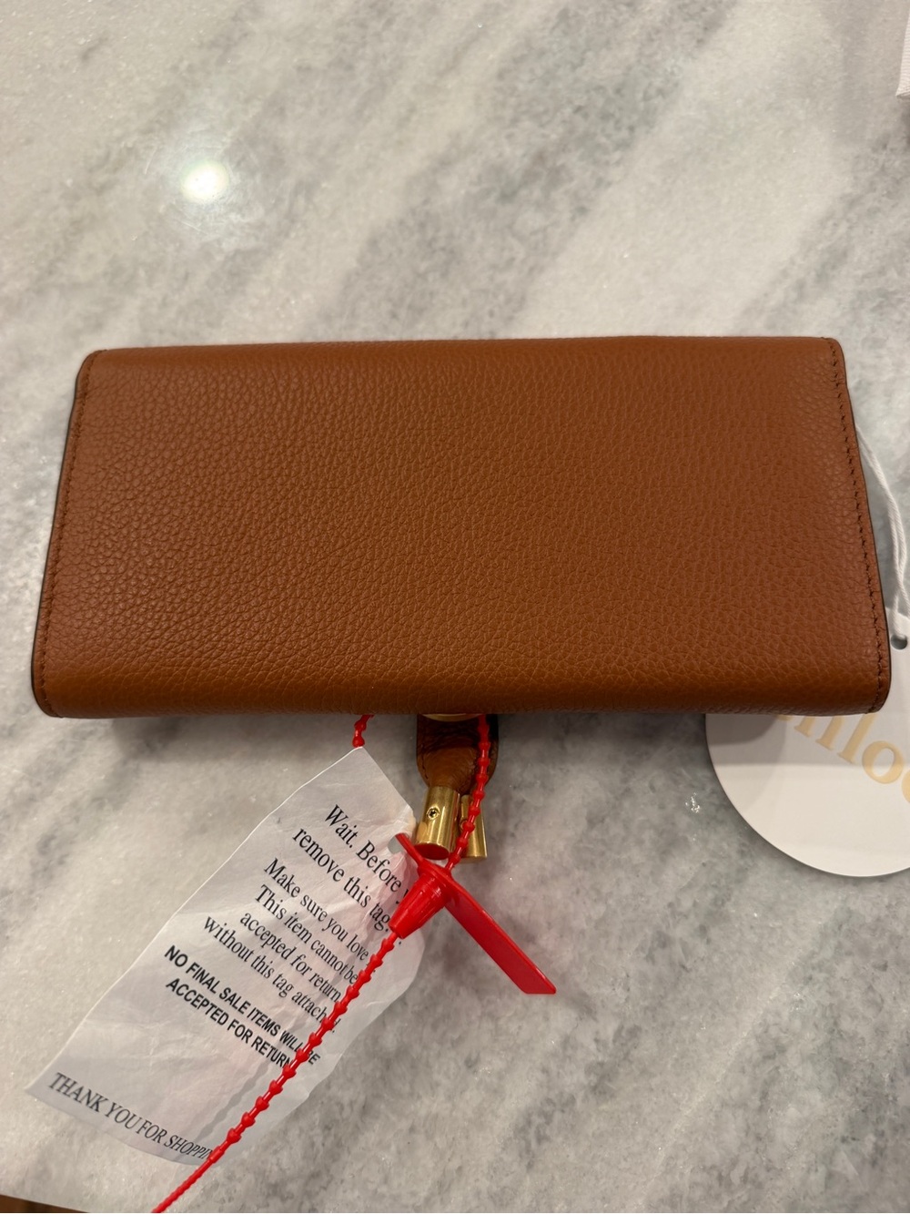 Chloé Marci Long Wallet with Gold Hardware - Picture 2 of 3